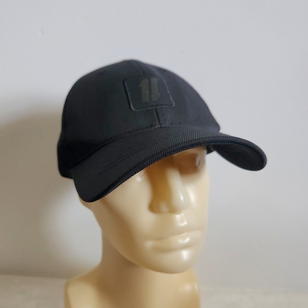 One Less Golf High Performance Dry Tech Black Max Out Sport Golf Hat Cap